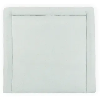 KraftKids Wickelauflage in Musselin goldene Punkte auf Grün, Wickelunterlage 60x70 cm (BxT), Wickelkissen