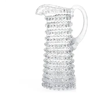 Glaskrug Bobbles 1000ml Kanne Gefäß Weindekanter Karaffe Noppen Kristall klar