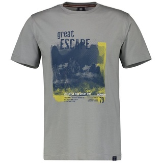 LERROS T-Shirt SERAFINO mit Fotoprint grau S