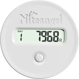Niteangel Genauigkeit Hamster Rad Pedometer - Kleintier-Schrittzähler für Niteangel Super-Silent Hamster | Acryl | Holz Rad