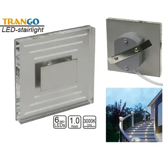 Trango SOFIE 1er Set eckig weiß Acryl
