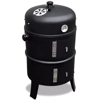 Ita Kombigrill Räuchergrill 3in1 schwarz