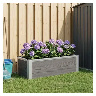 vidaXL Hochbeet 75 x 30 x 22 cm Grau