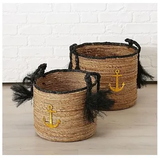 BOLTZE Dekokorb Söke Korb natur 30 cm (1 Stück) braun