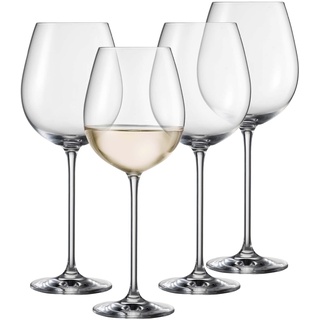 Schott Zwiesel Weißweinglas Vinos (4er-Set), anmutige Weingläser für Weißwein, spülmaschinenfeste Tritan-Kristallgläser, Made in Germany (Art.-Nr. 130012)