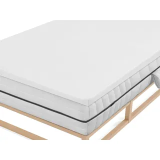 biberna 0077640 Jersey-Elastic-Boxspring 140 x 200 - 160 x 220 cm weiß