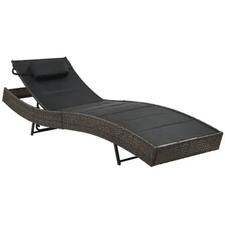vidaXL Sonnenliege 213 x 70 x 91 cm Braun