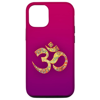 Hülle für iPhone 12/12 Pro Om Mantra Symbol Blumen Yoga Spiritualität Namaste Buddha