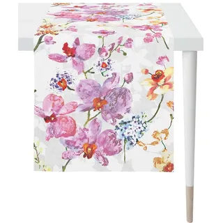 Apelt Tischdecke Orchideen rose Tischläufer 48x140 cm - lila