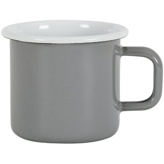 KOCKUMS® Tasse »Emaille Kaffeetasse Teetasse Mug von Kockums«, Emaille grau