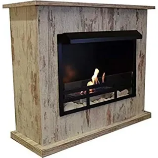 Ethanol und Gelkamin Kamin Modell Armin Deluxe Royal Vertiko Shabby