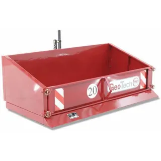 Kippbarer Heckcontainer für Traktor GeoTech Pro TB150 aus Metall - Transportschaufel