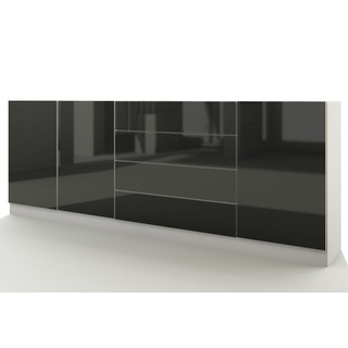 Sideboard »Vaasa«, weiß matt/schwarz Hochglanz, , 212524-0 B/H/T: 190 cm x 79 cm x 35 cm