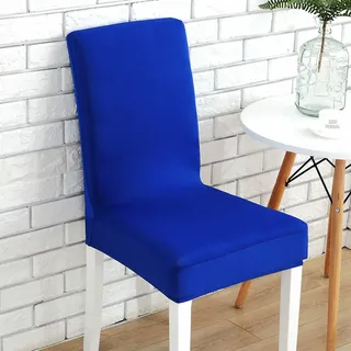 Stuhlhussen 4er Set Königsblau Hussen für Stühle Stretch Weiche Elasthan Stuhlhussen Schwingstühle Waschbar Stuhlbezug Abnehmbare Stuhlhusse Langlebig Universal Chair Cover