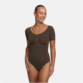 creamy fabrics Miederbody T-Shirt Braun S