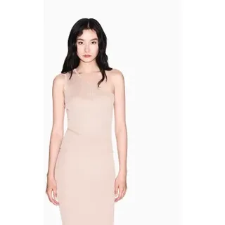 A|X Armani Exchange für Damen. XW001881AF11957M4014 Top Textura nackt (M), Lässig, Party, Viskose, Ärmellos / Hosenträger