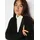 Lange Strickjacke schwarz Gr 36/38 S Langgeschnittener im modischen Oversize-Look