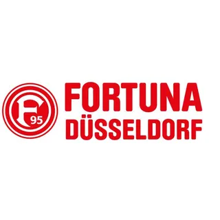 Wandtattoo WALL-ART "Fußball Fortuna Düsseldorf Logo" Wandtattoos Gr. B/H/T: 120 cm x 36 cm x 0,1 cm, -, rot Wandtattoos Wandsticker selbstklebend, entfernbar