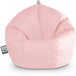 Happers Sitzsack aus Kunstleder, innen Rosa