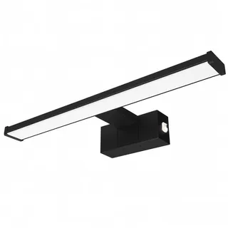 Kalb Material Für Möbel Spiegelleuchte 500 mm 3000 K Schwarz