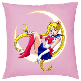 Blondie & Brownie Dekokissen Fun Comic Sailor Moon Anime Manga rosa