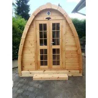 Camping Haus 240cm Schlaf Kabine Garten Laube Campinghaus Hätte Holzhaus