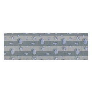 WENKO Teppich Mare grau gemustert 65,0 x 200,0 cm
