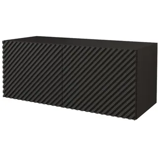 altdecor Zeno Lowboard 100 cm x 40 cm x 40 cm Schwarz/Weiß Holzwerkstoff