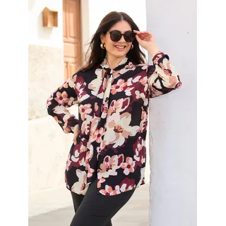 sheego Schluppenbluse schwarz 44