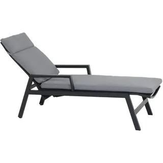 Siena Garden Gartenliege 70 x 154 x 102 cm Anthrazit