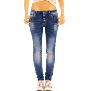 be styled Regular-fit-Jeans Relaxed Fit Hüftjeans Hose im stretch Slim Fit Look - Damen -j1g mit Stretch-Anteil 34
