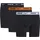 Boxershorts unifarben blau/schwarz L 3er Pack
