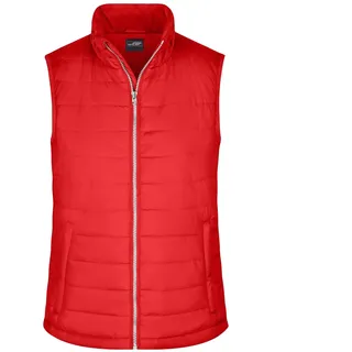 James & Nicholson Damen Steppweste JN1135 - XXL - red