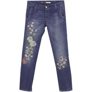 Please Damen Jeans Hose P 57E_BQ2DIG-P53U Strechtdenim 1670-blu Denim - XL