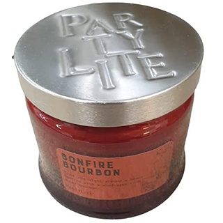 PartyLite 3-Docht- Duftwachsglas "Bonfire Bourbon"