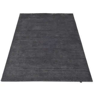 Teppich MUSTERRING "MALIBU" Teppiche Gr. B/L: 250 cm x 350 cm, 8 mm, 1 St., grau (dunkelgrau) Esszimmerteppiche exlcusive MUSTERRING DELUXE COLLECTION hochwertige Bambus Viskose