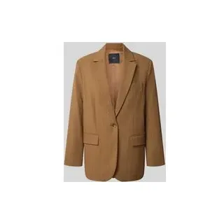Relaxed Fit Blazer mit Pattentaschen Modell 'SYSTECK', Camel, XS