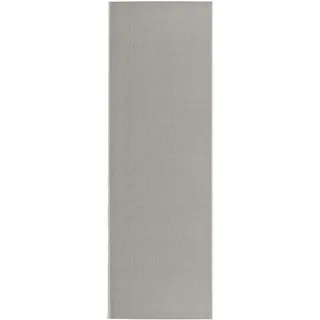 benuta Outdoorläufer, Weiß, Textil, Beton Optik, Rechteckig, 80x240 cm, wasserabweisend, Teppiche & Böden, Teppiche, Teppichläufer
