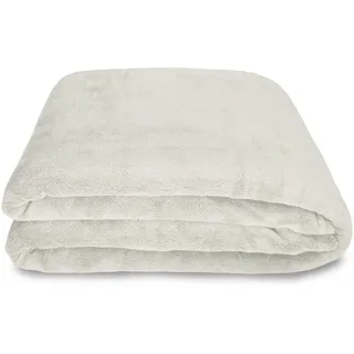 nyvi Kuscheldecke 150 x 200 cm Weiß/Creme