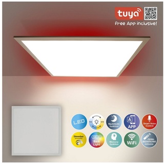 näve Smarte LED-Leuchte Smart Home LED Backlight Panel, Memoryfunktion, LED fest integriert, Farbwechsler, Hintergrund: RGB-Stripe; Nachtlicht-/Memoryfunktion; CCT; App; Fernb. weiß