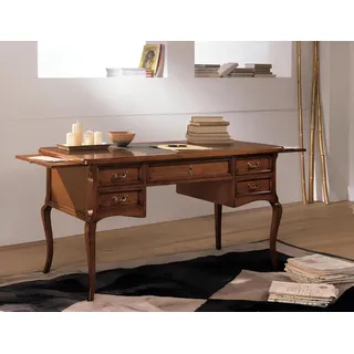 Xlmoebel Schreibtisch Antiker Sekretär aus massivem Holz im italienischen Design (Schreibtisch), Hergestellt in Europa braun