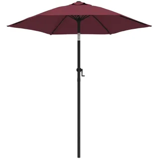 vidaXL Burgunderrot 200 x 224 cm Rot