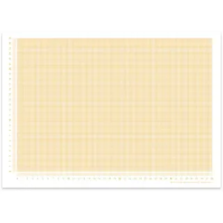 PuK Schreibtischunterlage Millimeterpapier Lineal DIN A3 25 Blatt Kantenschutz