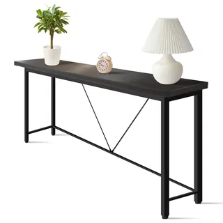 ivoq Sidetable Konsolentisch 120x23x74 Schwarz