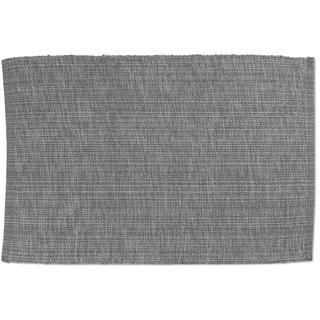 Tisch-Set Ria 100%Baumwolle hellgrau/grau 45,0x30,0cm
