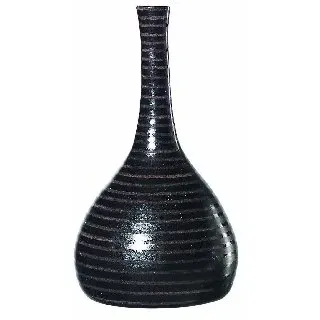 ASA Vase, Stein, Braun, 13x13x34 cm