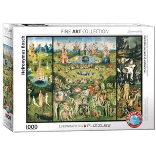 Eurographics Puzzle Der Garten der Lüste von Hieronimus Bosch, 1000 Teile, 68 x 48 cm, 6000-0830