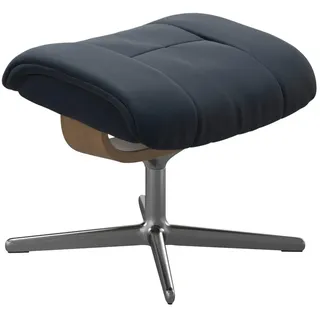 Stressless Fußhocker Mayfair Leder 55 x 41 x 39 cm Blau
