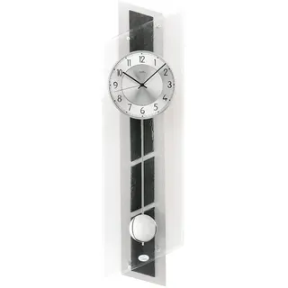 AMS Funkwanduhr 24,0 cm 5217 silber