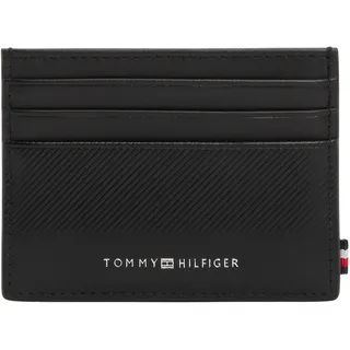 Tommy Hilfiger Herren Kartenetui Foundation aus Leder, Schwarz (Black), Einheitsgröße - OS